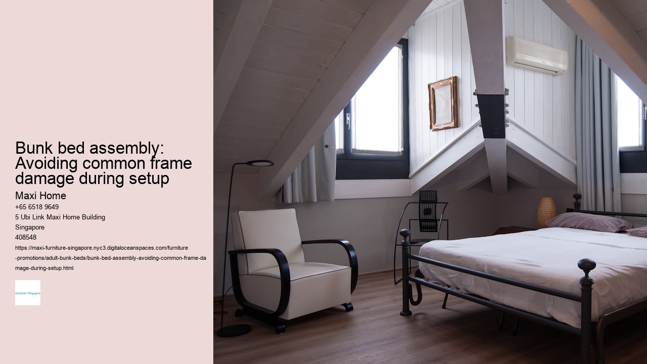 Bunk bed assembly: Avoiding common frame damage during setup