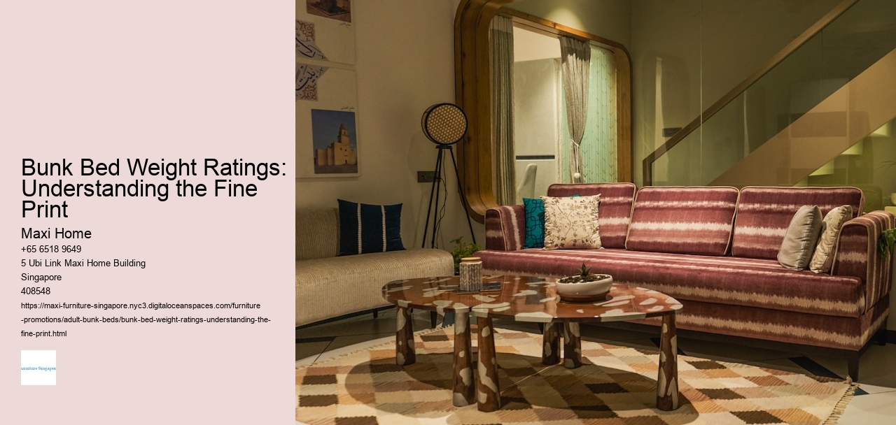 Bunk Bed Weight Ratings: Understanding the Fine Print