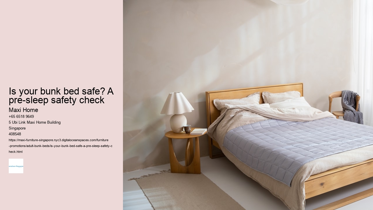 Is your bunk bed safe? A pre-sleep safety check