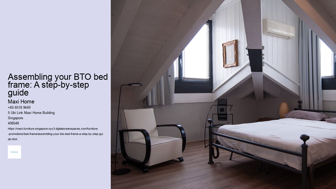 Assembling your BTO bed frame: A step-by-step guide
