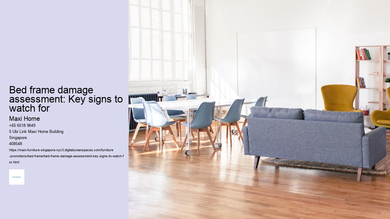 Bed frame damage assessment: Key signs to watch for