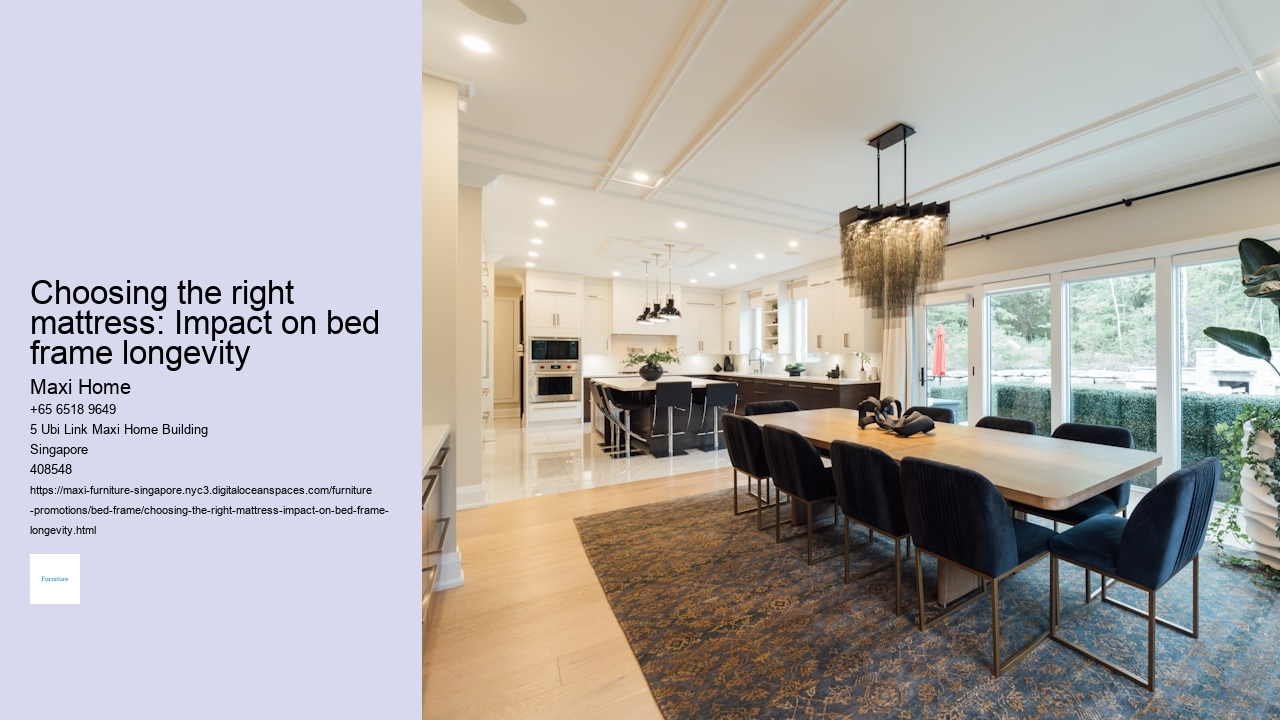 Choosing the right mattress: Impact on bed frame longevity