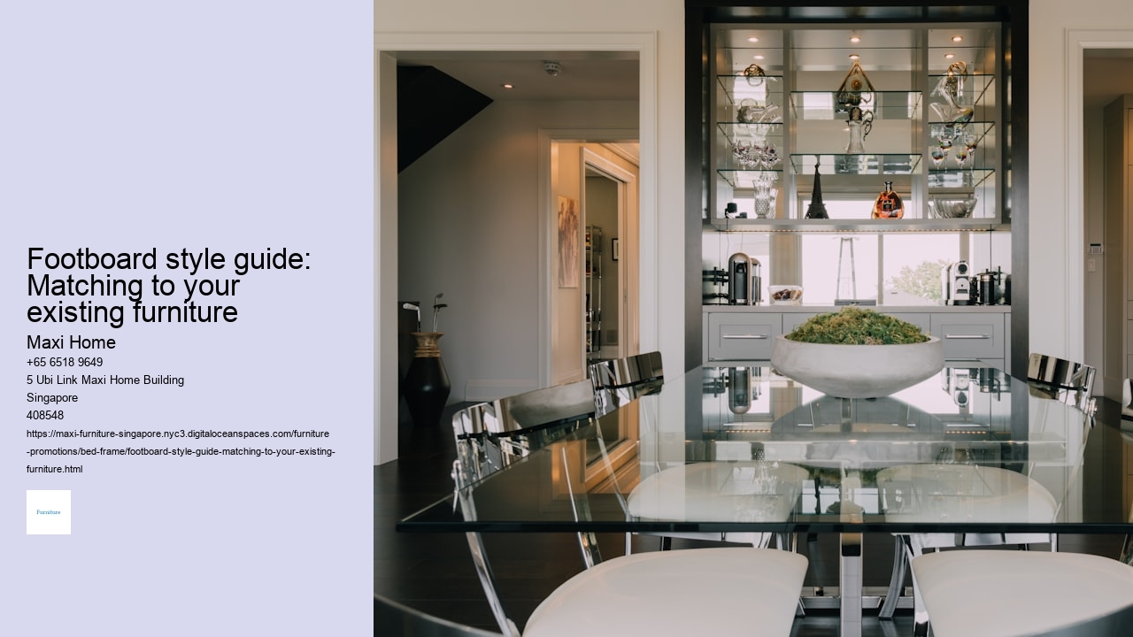Footboard style guide: Matching to your existing furniture