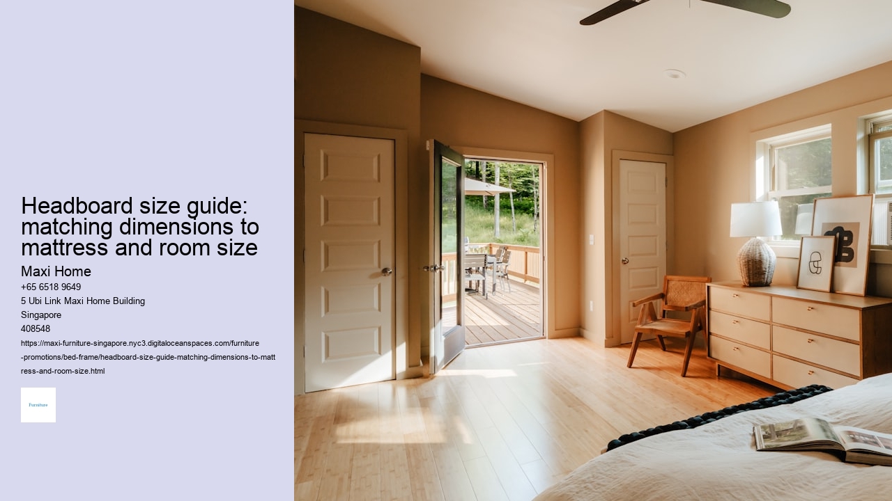 Headboard size guide: matching dimensions to mattress and room size