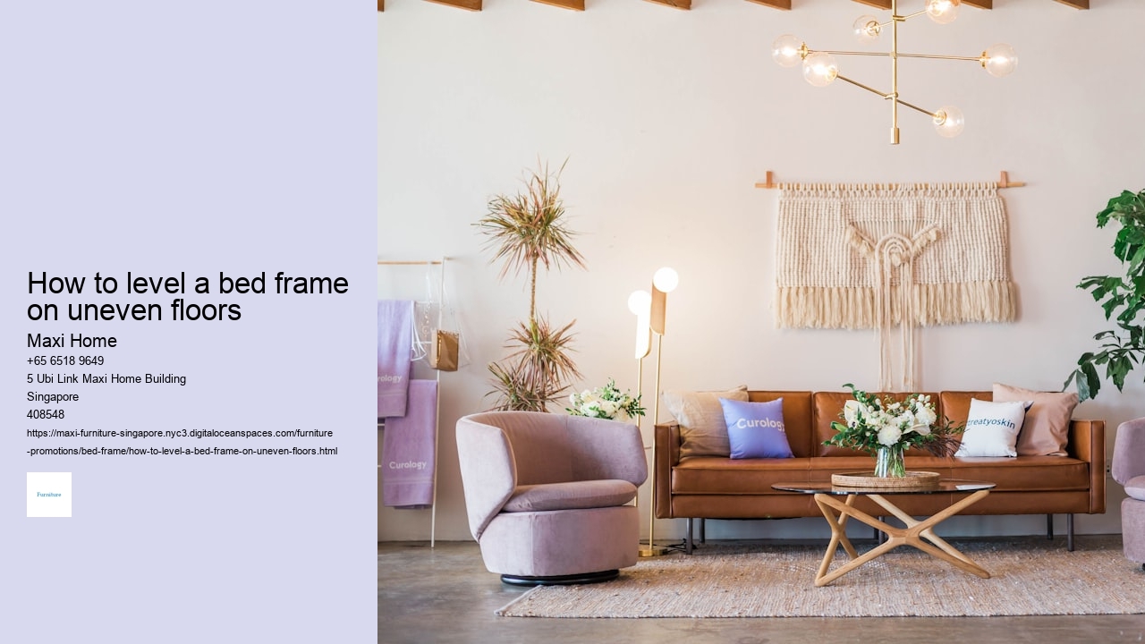 How to level a bed frame on uneven floors