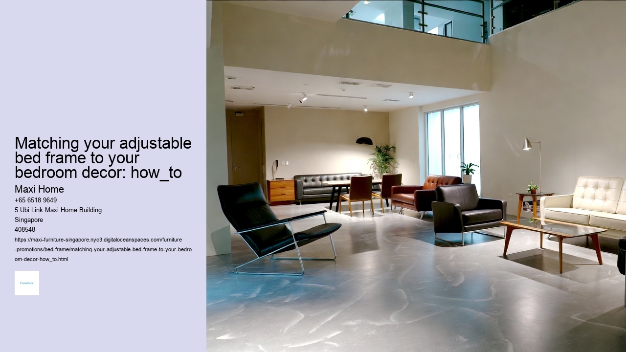 Matching your adjustable bed frame to your bedroom decor: how_to Maxi Home Matching your adjustable bed frame to your bedroom decor: how_to