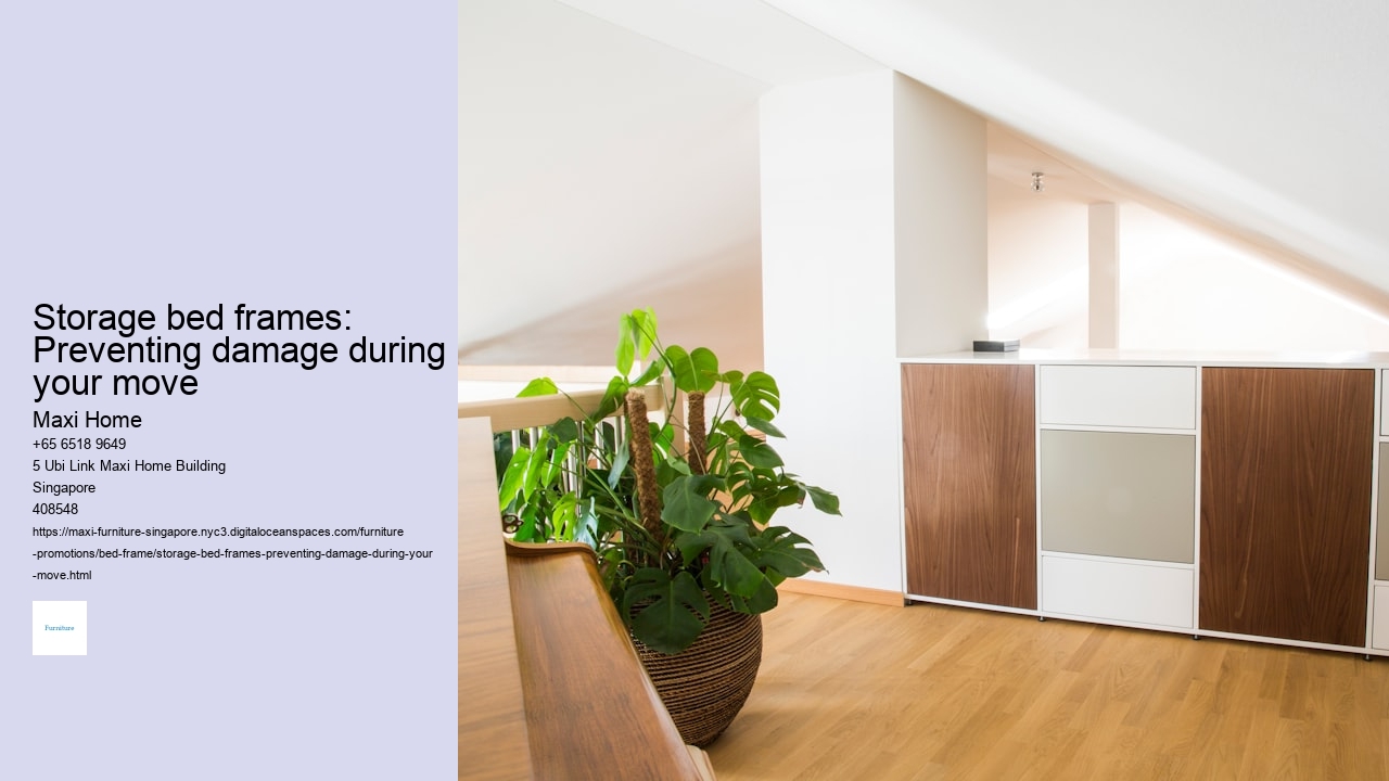 Storage bed frames: Preventing damage during your move