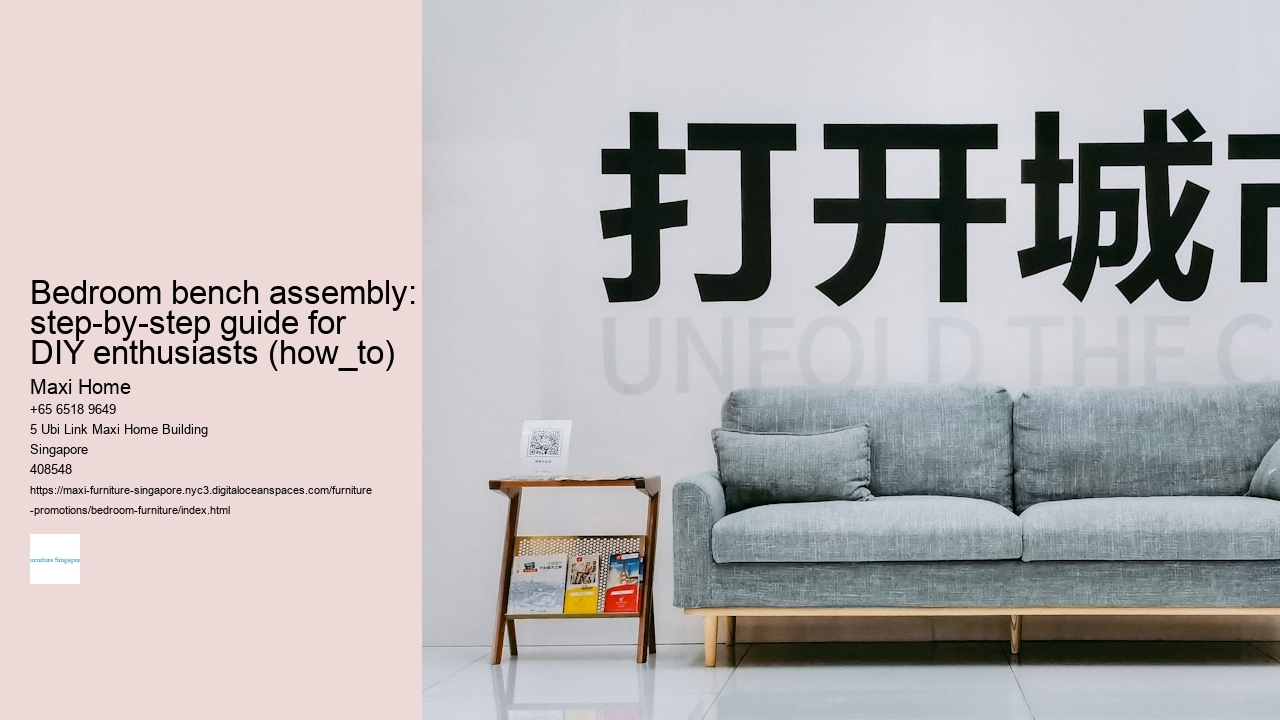 Bedroom bench assembly: step-by-step guide for DIY enthusiasts (how_to) Maxi Home Bedroom bench assembly: step-by-step guide for DIY enthusiasts (how_to)