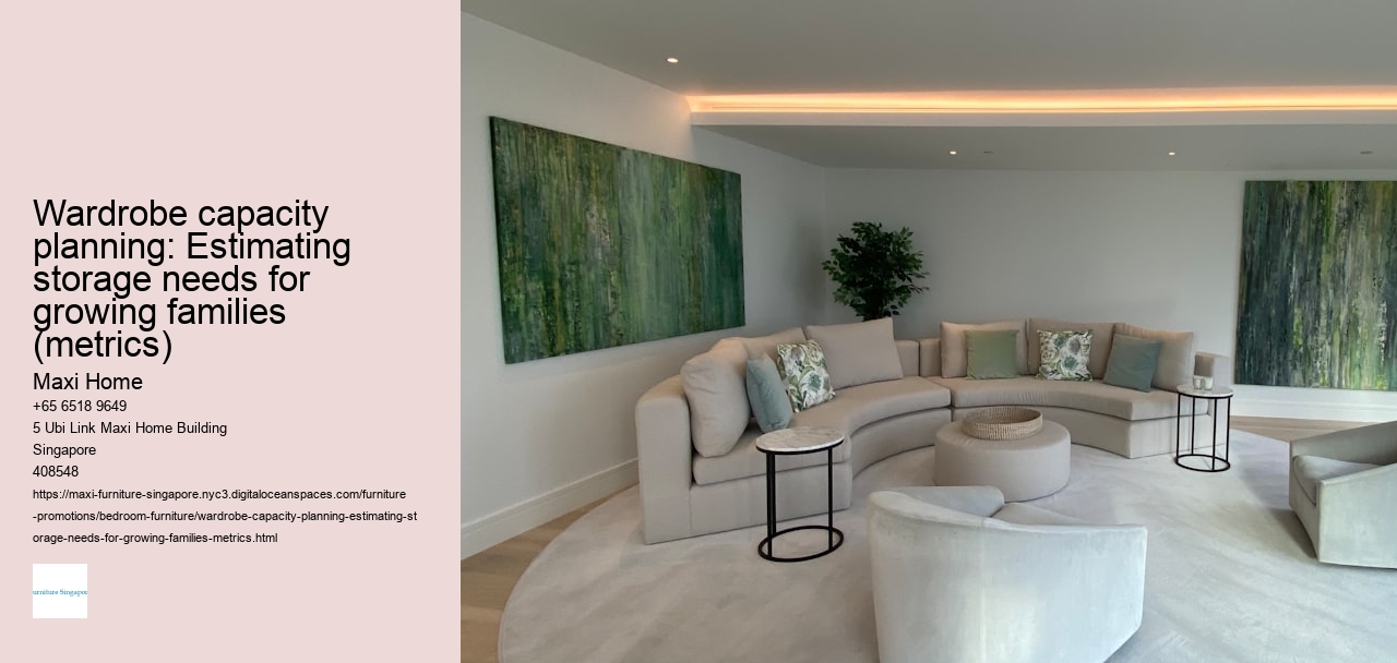 Wardrobe capacity planning: Estimating storage needs for growing families (metrics)