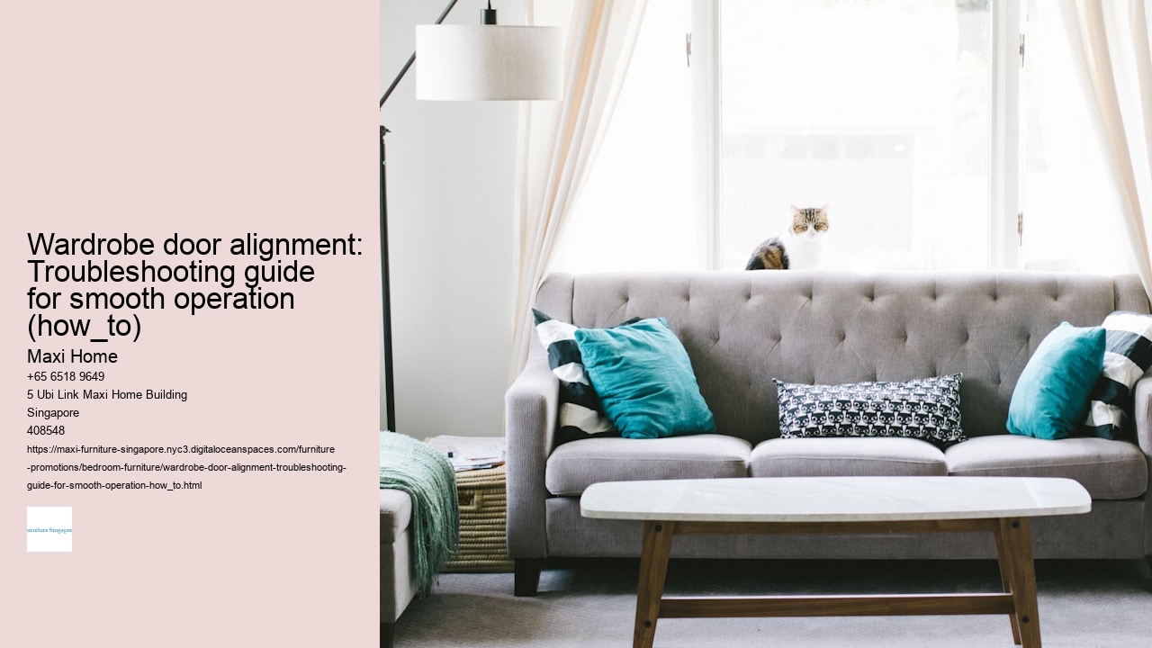 Wardrobe door alignment: Troubleshooting guide for smooth operation (how_to)