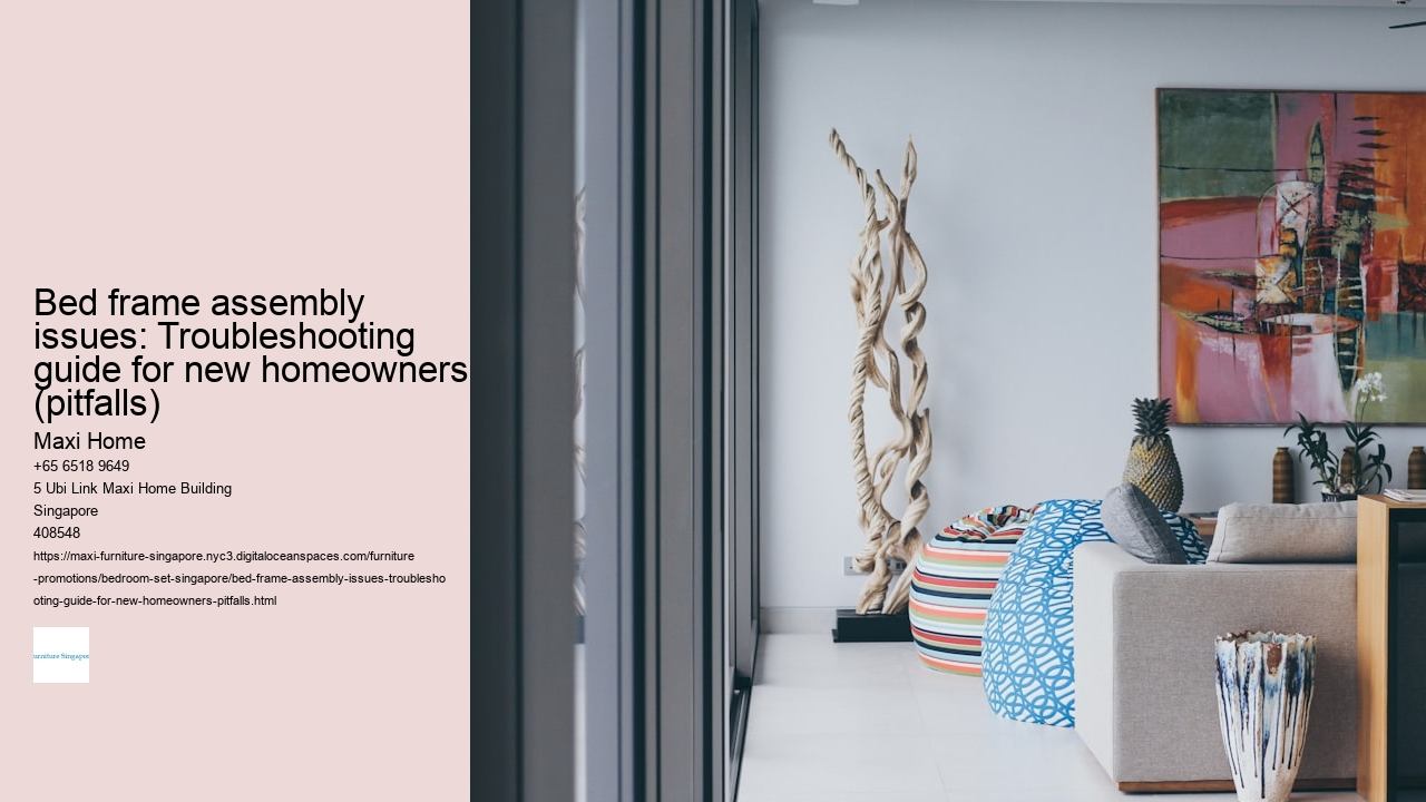 Bed frame assembly issues: Troubleshooting guide for new homeowners (pitfalls) Maxi Home Bed frame assembly issues: Troubleshooting guide for new homeowners (pitfalls)