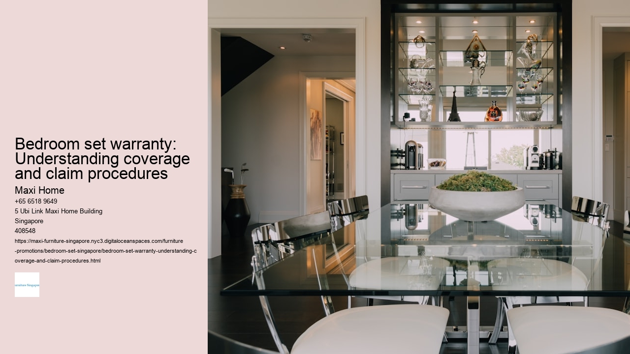 Bedroom set warranty: Understanding coverage and claim procedures