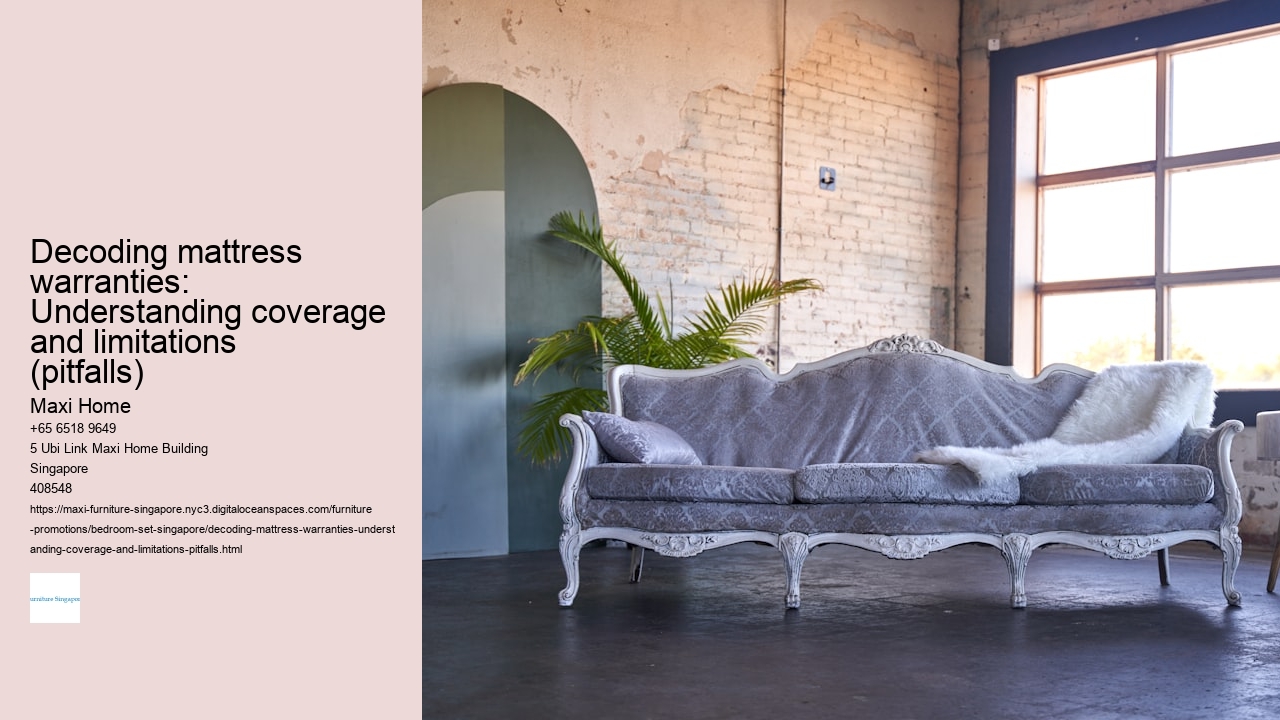 Decoding mattress warranties: Understanding coverage and limitations (pitfalls)