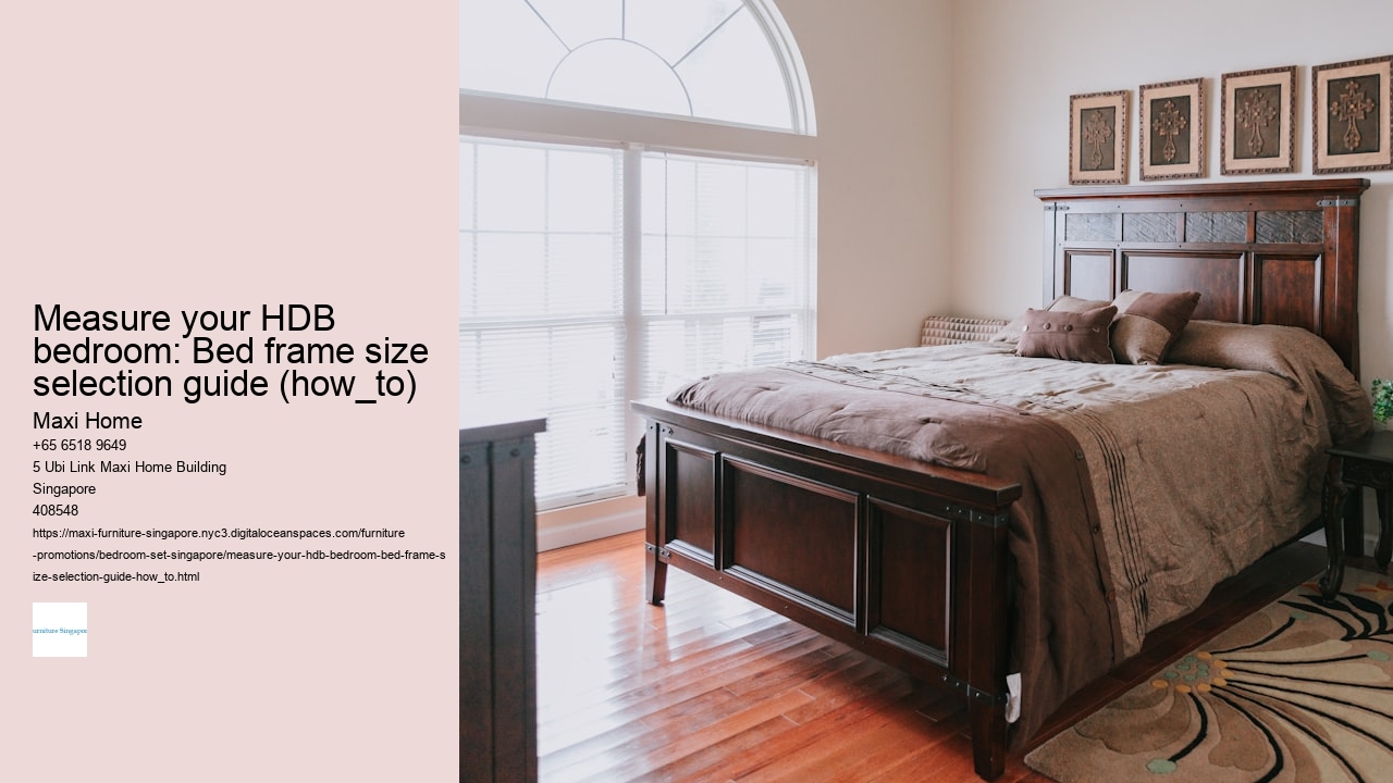 Measure your HDB bedroom: Bed frame size selection guide (how_to)