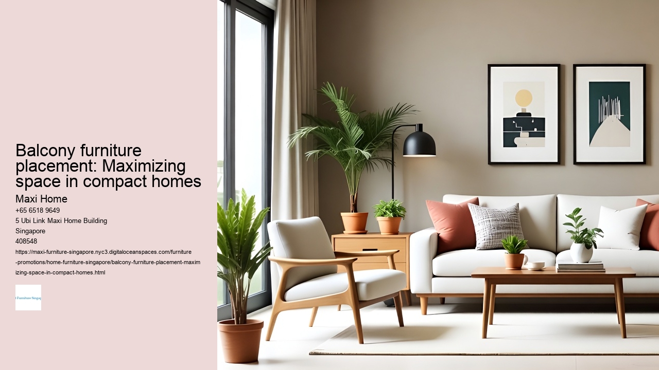 Balcony furniture placement: Maximizing space in compact homes Maxi Home Balcony furniture placement: Maximizing space in compact homes