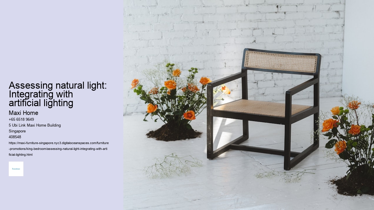 Assessing natural light: Integrating with artificial lighting