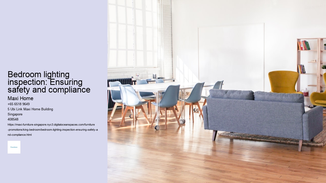 Bedroom lighting inspection: Ensuring safety and compliance