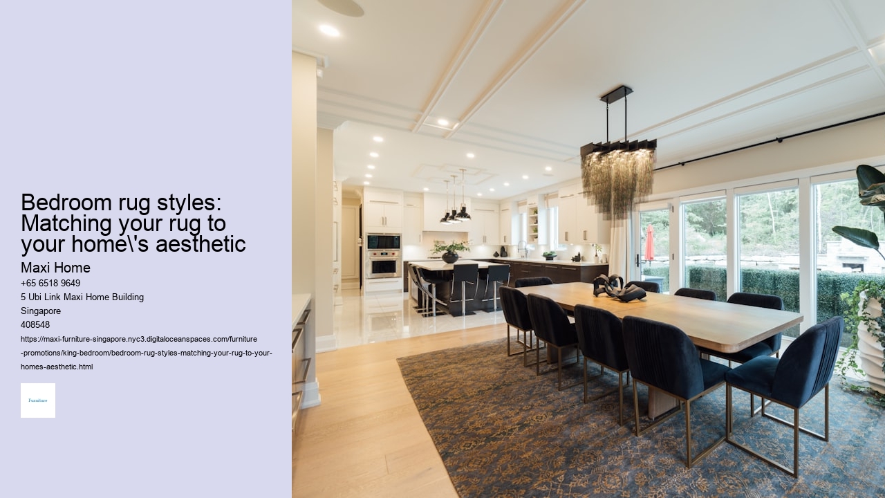 Bedroom rug styles: Matching your rug to your home's aesthetic