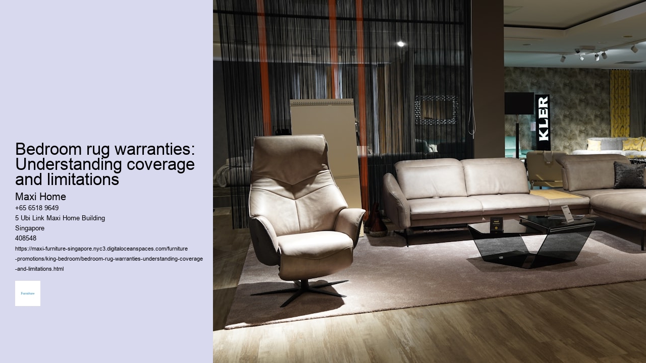 Bedroom rug warranties: Understanding coverage and limitations
