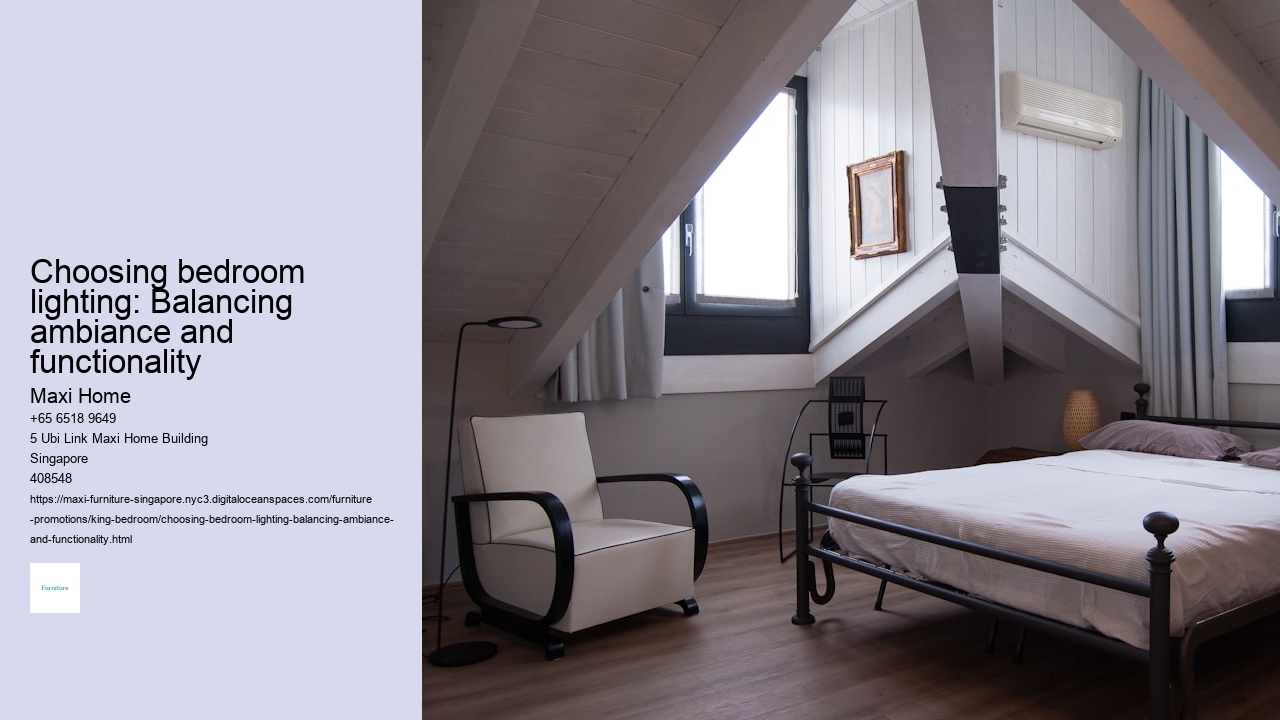 Choosing bedroom lighting: Balancing ambiance and functionality