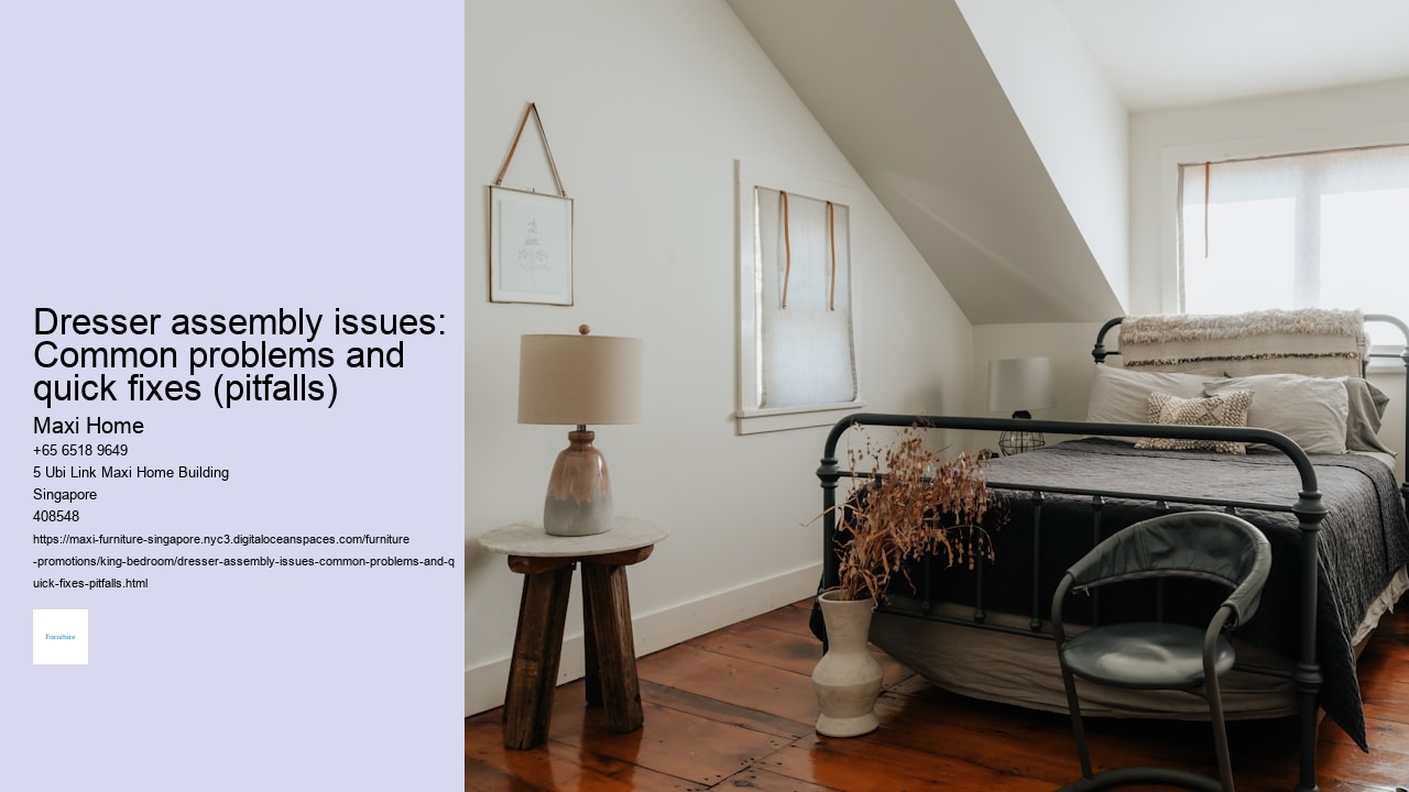 Dresser assembly issues: Common problems and quick fixes (pitfalls) Maxi Home Dresser assembly issues: Common problems and quick fixes (pitfalls)