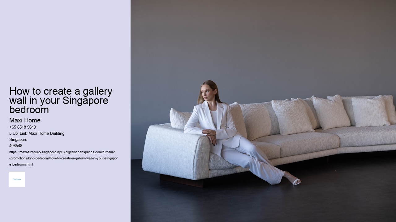 How to create a gallery wall in your Singapore bedroom