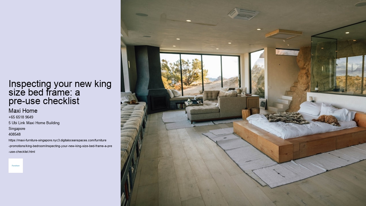 Inspecting your new king size bed frame: a pre-use checklist