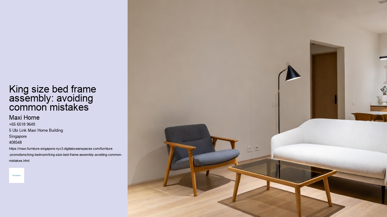 King size bed frame assembly: avoiding common mistakes Maxi Home King size bed frame assembly: avoiding common mistakes