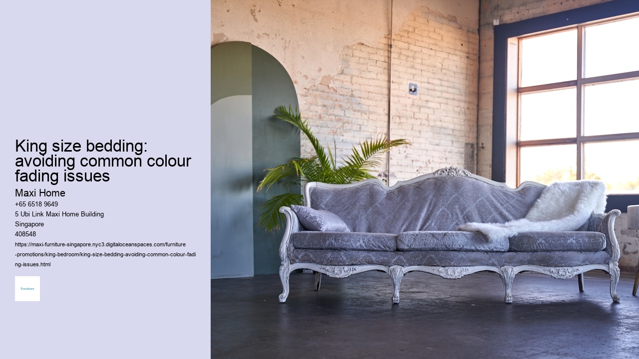 King size bedding: avoiding common colour fading issues Maxi Home King size bedding: avoiding common colour fading issues