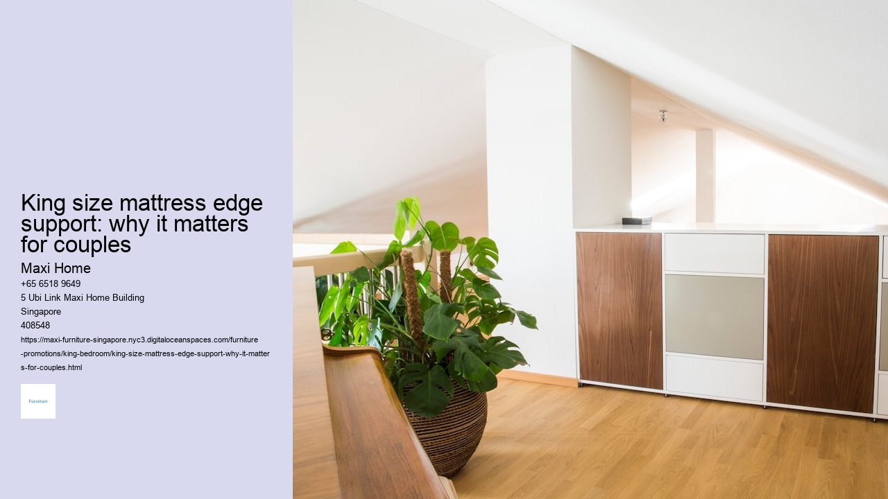 King size mattress edge support: why it matters for couples
