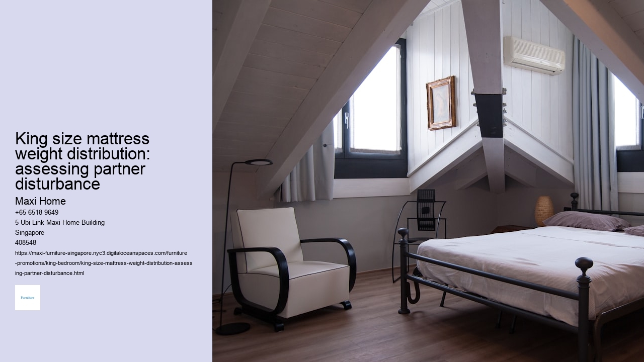 King size mattress weight distribution: assessing partner disturbance