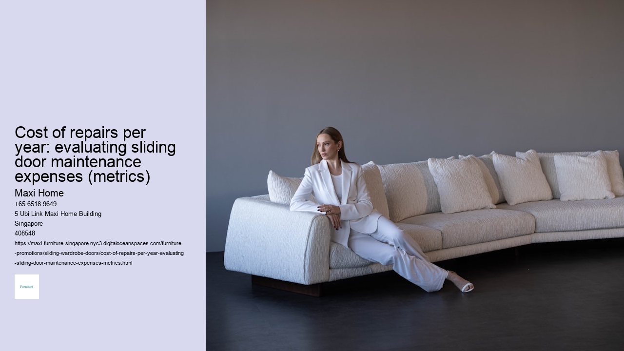 Cost of repairs per year: evaluating sliding door maintenance expenses (metrics)