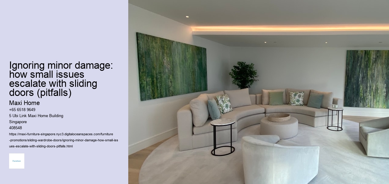 Ignoring minor damage: how small issues escalate with sliding doors (pitfalls)
