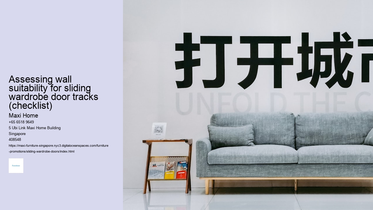 Assessing wall suitability for sliding wardrobe door tracks (checklist) Maxi Home Assessing wall suitability for sliding wardrobe door tracks (checklist)