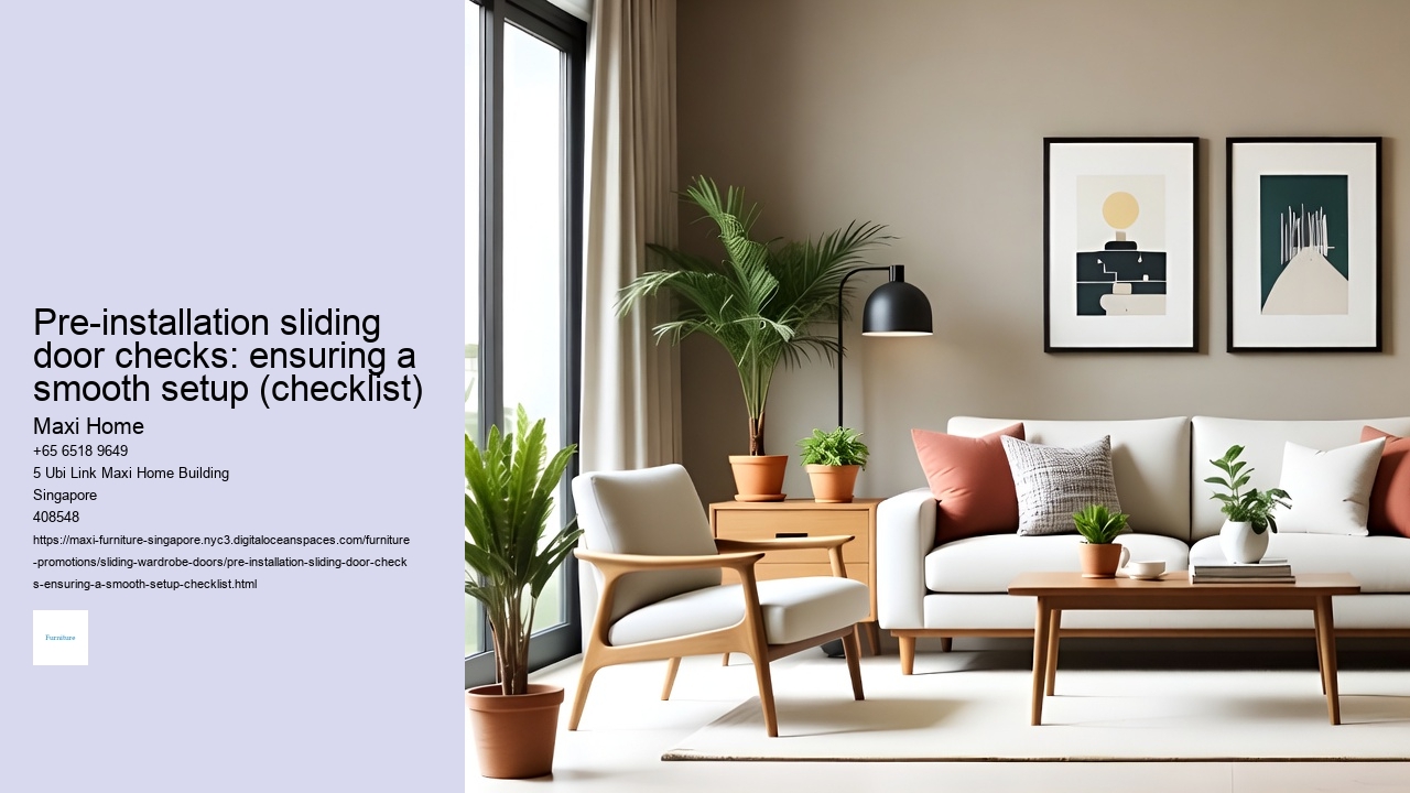 Pre-installation sliding door checks: ensuring a smooth setup (checklist)