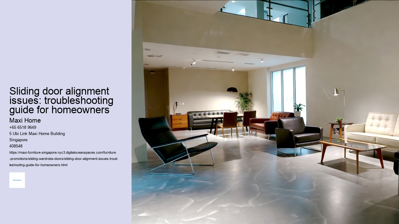 Sliding door alignment issues: troubleshooting guide for homeowners