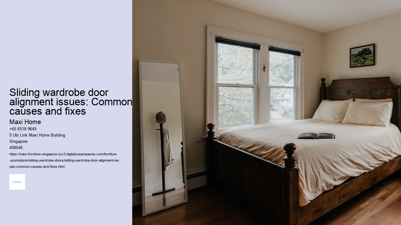 Sliding wardrobe door alignment issues: Common causes and fixes