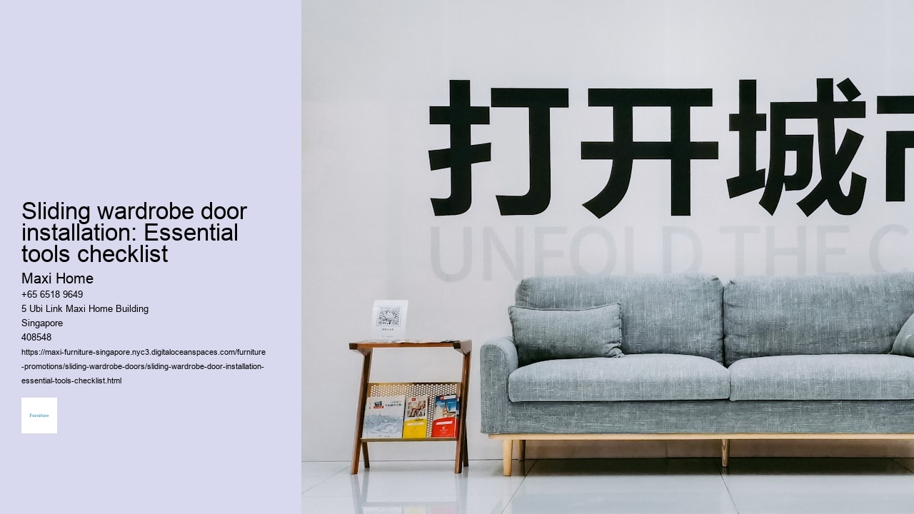 Sliding wardrobe door installation: Essential tools checklist Maxi Home Sliding wardrobe door installation: Essential tools checklist