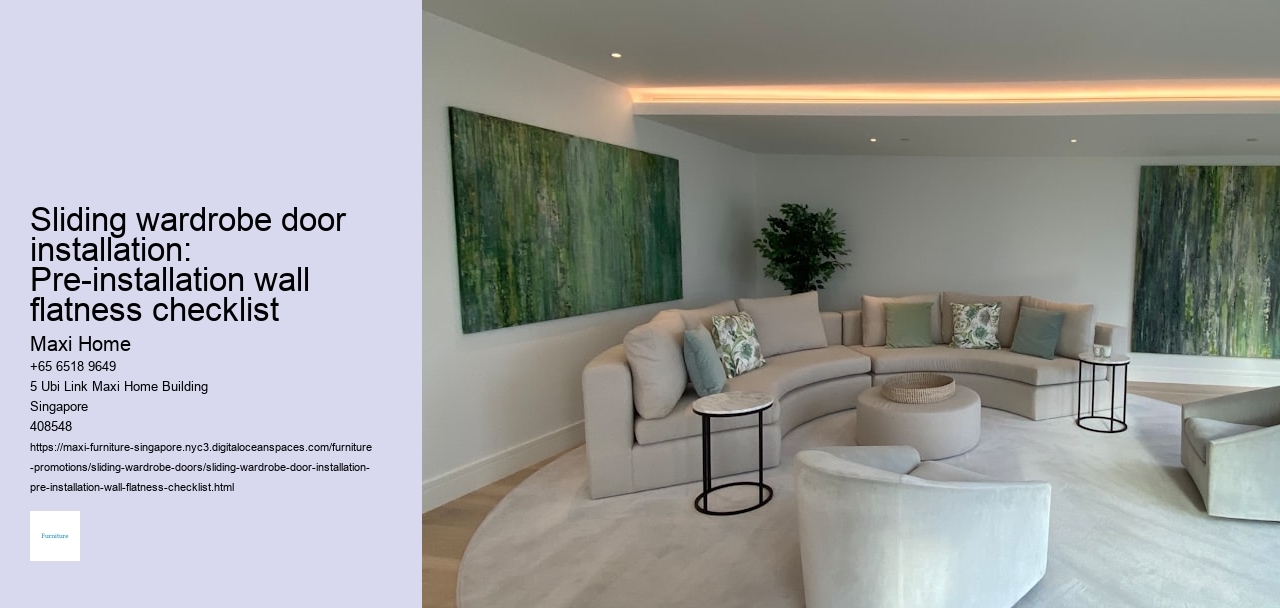 Sliding wardrobe door installation: Pre-installation wall flatness checklist