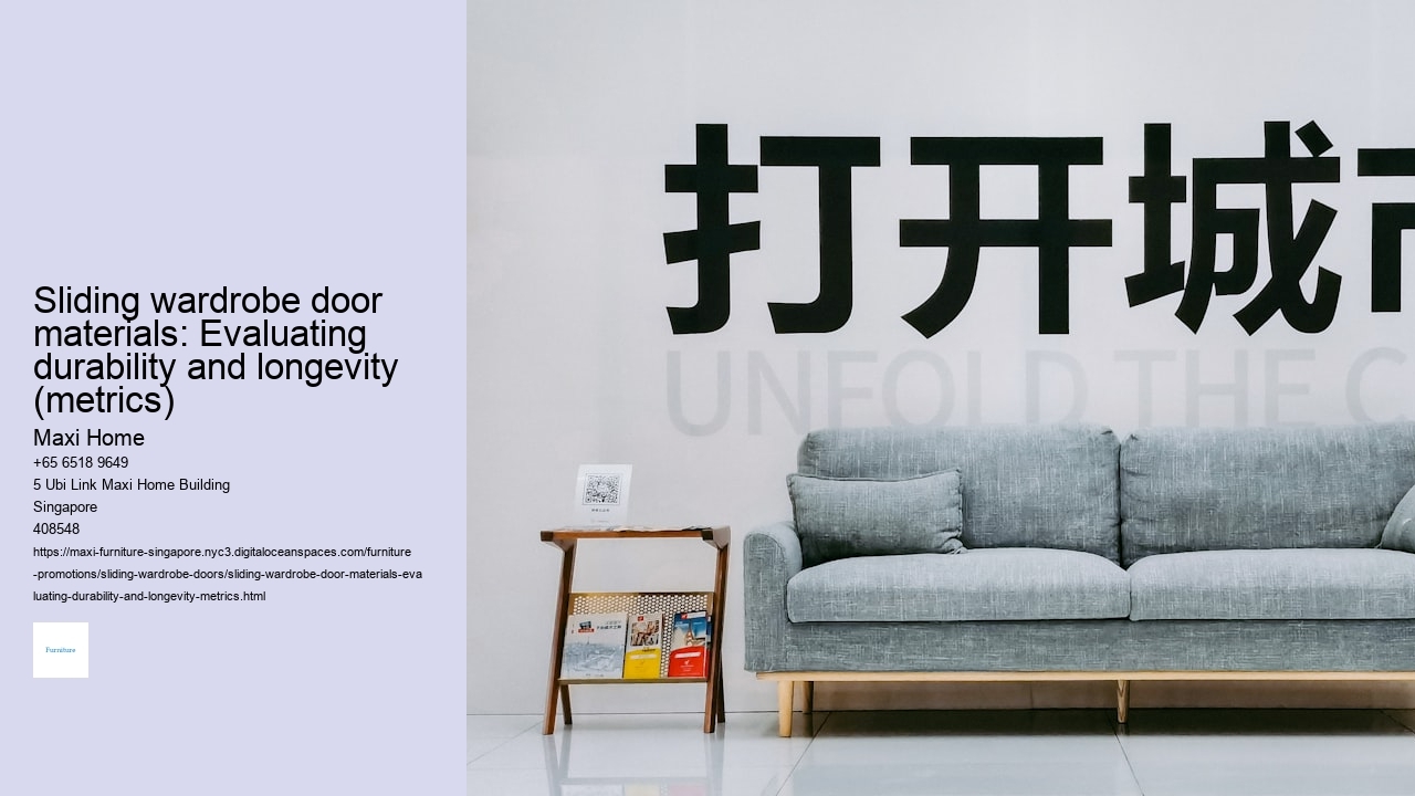 Sliding wardrobe door materials: Evaluating durability and longevity (metrics)