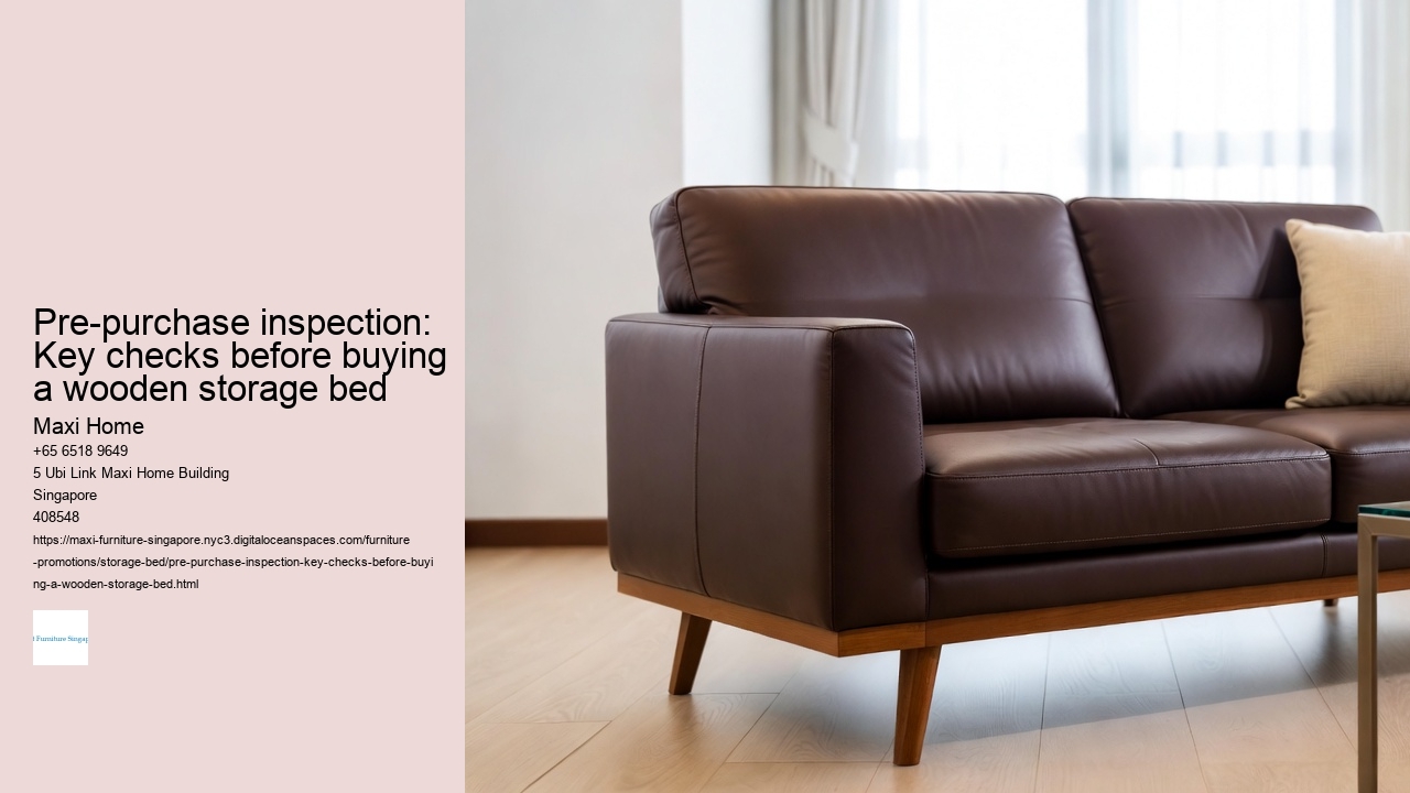 Pre-purchase inspection: Key checks before buying a wooden storage bed