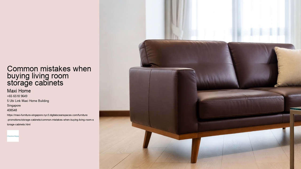 Common mistakes when buying living room storage cabinets
